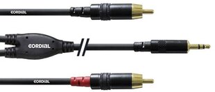 Cordial, Aux 3.5 mm/RCA, 3 m цена и информация | Cordial Бытовая техника и электроника | hansapost.ee