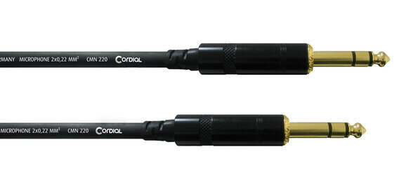 Cordial, Aux 3.5 mm/Aux 6.3 mm, 3 m hind ja info | Juhtmed ja kaablid | hansapost.ee