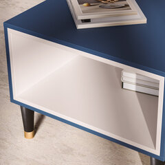 Журнальный столик  Includo, 60x40x55 см, синий цвет цена и информация | Журнальные столики | hansapost.ee