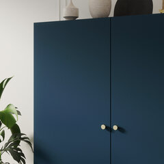Шкаф  Includo, 120x40x155 см, синий цена и информация | Шкафы | hansapost.ee