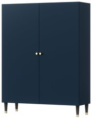 Riidekapp Includo, 120x40x155 cm, sinine price and information | Cupboards | hansapost.ee