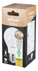 LED pirn Airam Sauna A61 828 hind ja info | Süvistatavad LED valgustid | hansapost.ee