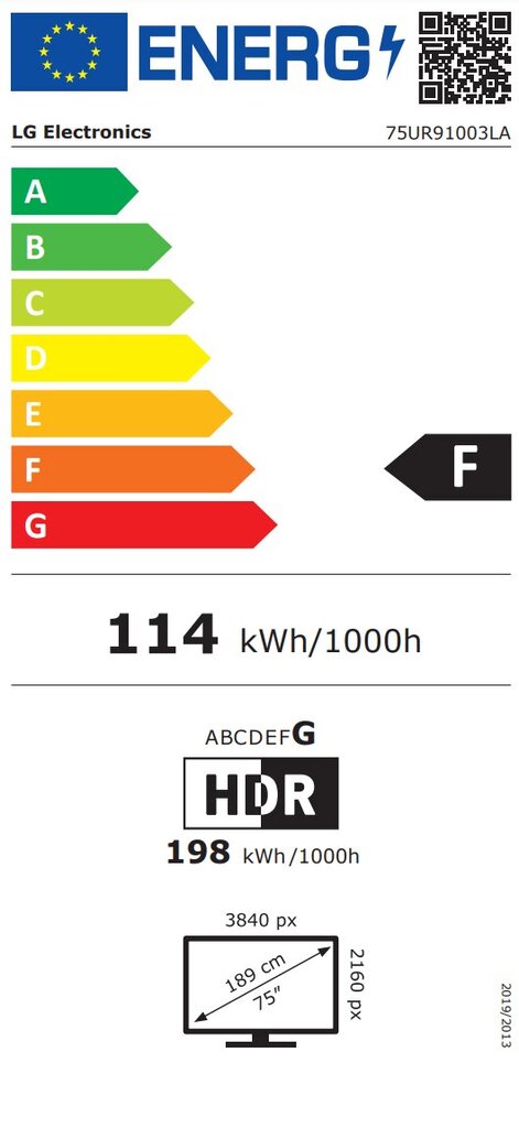 LG 75UR91003LA.AEU цена и информация | Televiisorid | hansapost.ee