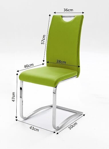 4 tooli komplekt Koeln, heleroheline цена и информация | Köögitoolid, söögitoolid | hansapost.ee