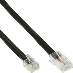 InLine RJ45/RJ11, 3 м цена и информация | Кабели и провода | hansapost.ee