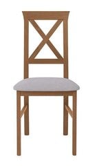 2- tooli komplekt Alla 3, pruun/hall hind ja info | Köögitoolid, söögitoolid | hansapost.ee