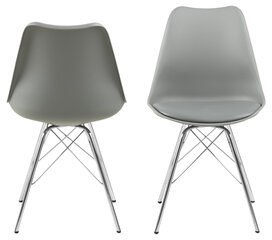 Комплект из 4-х стульев Eris, серый цена и информация | Стулья для кухни и столовой | hansapost.ee