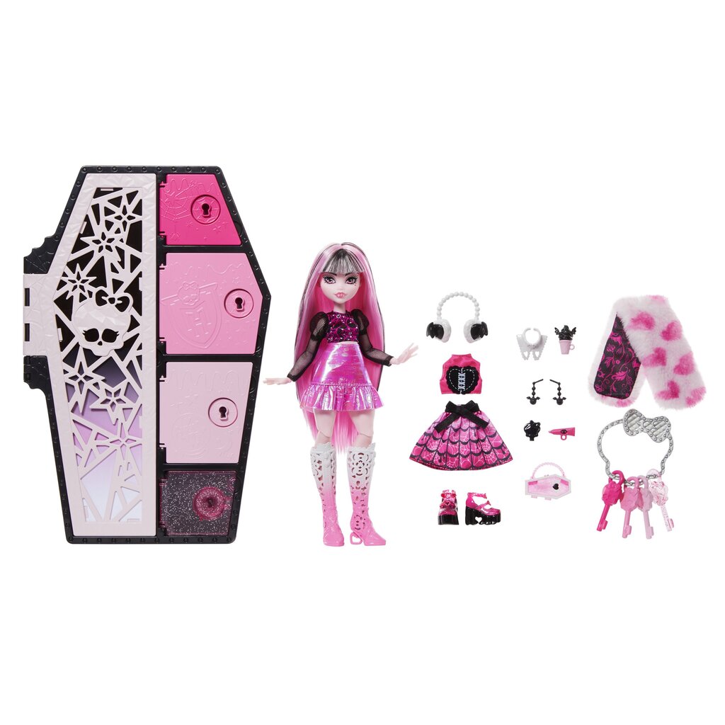 Nukk Drakulaura Monster High Skulltimates üllatuskomplekt цена и информация | Mänguasjad tüdrukutele | hansapost.ee