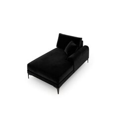 Кушетка Micadoni Home Larnite 1S-VR, черный цвет цена и информация | Диваны | hansapost.ee