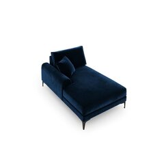Кушетка Micadoni Home Larnite 1S-VL, синий/черный цвет цена и информация | Диваны | hansapost.ee