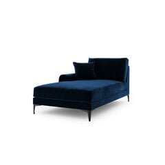 Кушетка Micadoni Home Larnite 1S-VL, синий/черный цвет цена и информация | Диваны | hansapost.ee