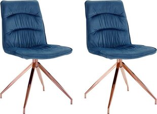 Комплект из 2-х стульев Notio Living Zoe, синий цена и информация | Стулья для кухни и столовой | hansapost.ee