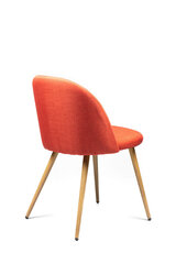 4 tooli komplekt VK-09, punane/pruun hind ja info | Köögitoolid, söögitoolid | hansapost.ee