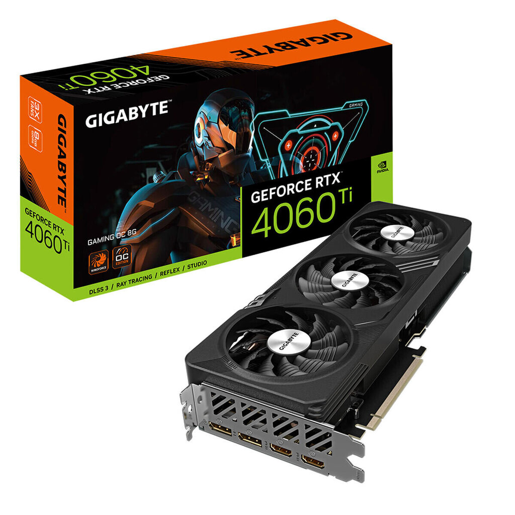 Gigabyte GeForce RTX­­ 4060 Ti Gaming OC 8G (GV-N406TGAMINGOC-8GD) price and information | Videokaardid | hansapost.ee