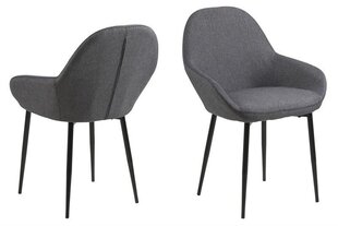 Комплект из 2-х стульев Candis, серого цвета цена и информация | Стулья для кухни и столовой | hansapost.ee