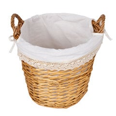 Плетеный мешок для белья Home4you Max, 40x40x56 см цена и информация | Аксессуары для ванной комнаты | hansapost.ee
