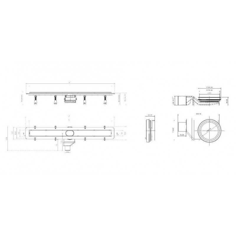 Duširenn Peštan Frameless Line 750 hind ja info | Duširennid | hansapost.ee