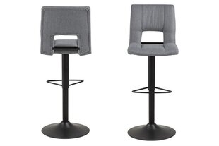 Комплект из 2-х барных стульев Actona Sylvia, светло-серый гобелен цена и информация | Стулья для кухни и столовой | hansapost.ee