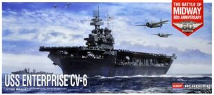 Liimitav mudel Academy Hobby 14409 USS Enterprise CV-6 "Battle of Midway" 1/700 price and information | Liimitavad mudelid | hansapost.ee