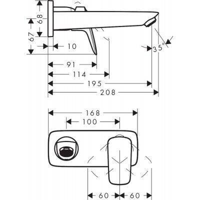 Valamusegisti Hansgrohe Logis hind ja info | Vannitoa segistid | hansapost.ee