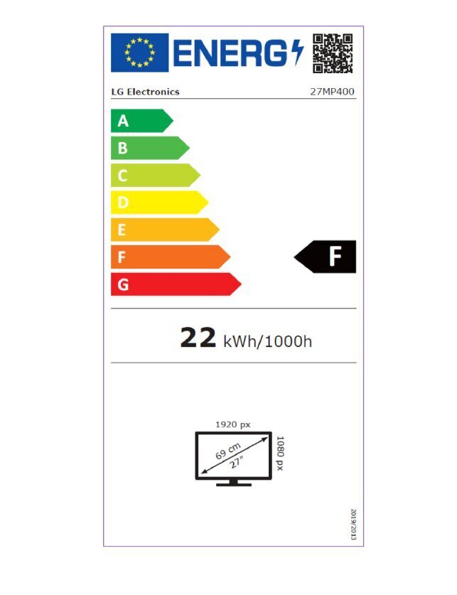 LG 27MP400P-B цена и информация | Monitorid | hansapost.ee