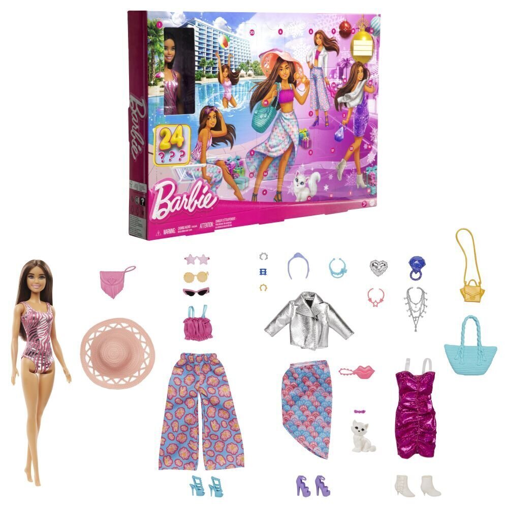 Advendikalender Barbie Fab цена и информация | Mänguasjad tüdrukutele | hansapost.ee