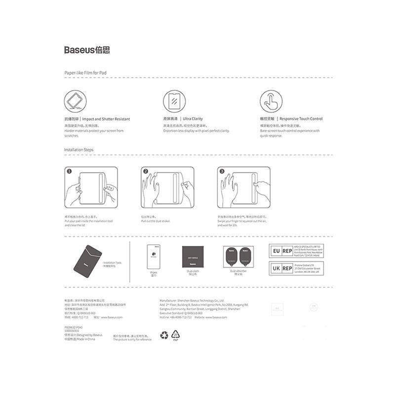 Tempered Glass Baseus Screen Protector for Pad Mini 6 8.3" hind ja info | Tahvelarvuti lisatarvikud | hansapost.ee