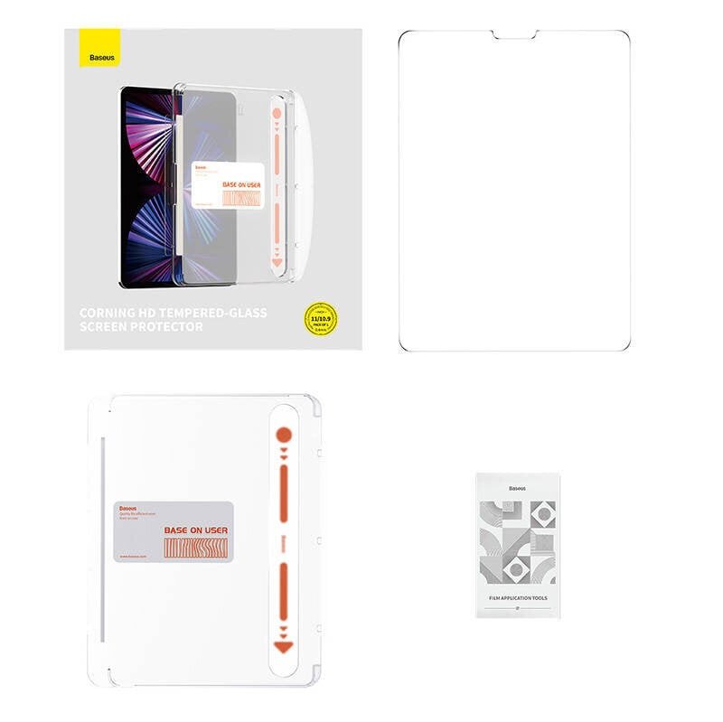 Tempered Glass Baseus Screen Protector for Pad Pro 11" (2018|2020|2021|2022)|Pad Air4|Air5 10.9" hind ja info | Ekraani kaitseklaasid ja kaitsekiled | hansapost.ee