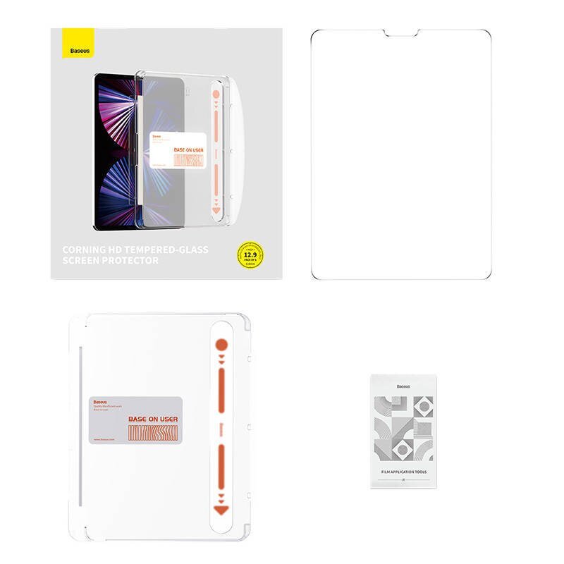 Tempered Glass Baseus Screen Protector for Pad Pro 12.9" (2019|2020|2021|2022) hind ja info | Tahvelarvuti lisatarvikud | hansapost.ee