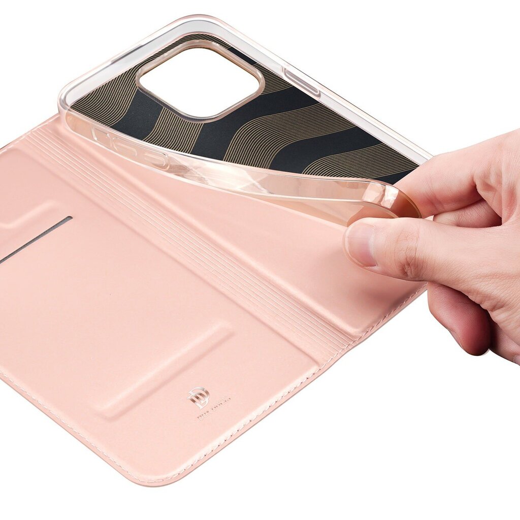 Telefoniümbris Dux Ducis Skin Pro Apple iPhone 15 roosa kuldne hind ja info | Telefonide kaitsekaaned ja -ümbrised | hansapost.ee