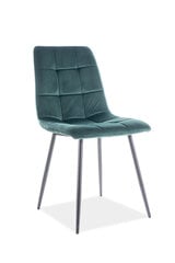 Комплект из 4 стульев Signal Meble Mila Velvet, зеленый цена и информация | Стулья для кухни и столовой | hansapost.ee