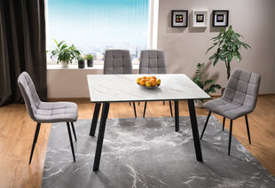 Комплект из 4 стульев Signal Meble Mila Velvet, зеленый цена и информация | Стулья для кухни и столовой | hansapost.ee