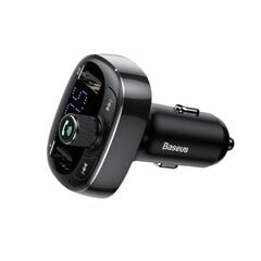 Baseus Baseuse T-tüüpi S-09 Bluetooth FM-saatja (must) hind ja info | Baseus Autoelektroonika | hansapost.ee