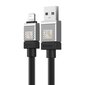 Baseus Kiirlaadimiskaabel Baseus USB-A kuni Lightning Coolplay seeria 1m, 2.4 (must) цена и информация | Mobiiltelefonide kaablid | hansapost.ee