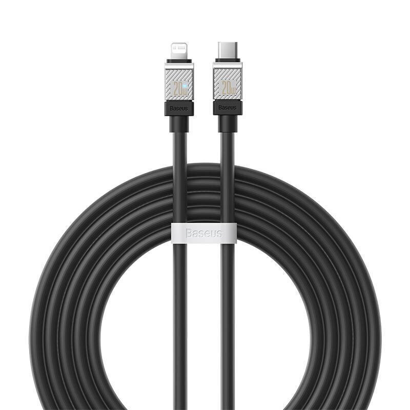 Baseus Kiirlaadimiskaabel Baseus USB-C kuni Coolplay seeria 2m, 20W (must) цена и информация | Mobiiltelefonide kaablid | hansapost.ee