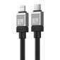 Baseus Kiirlaadimiskaabel Baseus USB-C kuni Coolplay seeria 2m, 20W (must) цена и информация | Mobiiltelefonide kaablid | hansapost.ee