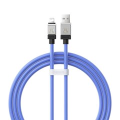 Baseus Kiirlaadimiskaabel Baseus USB-A kuni Lightning Coolplay seeria 1 m, 2,4 A (valge) hind ja info | Mobiiltelefonide kaablid | hansapost.ee