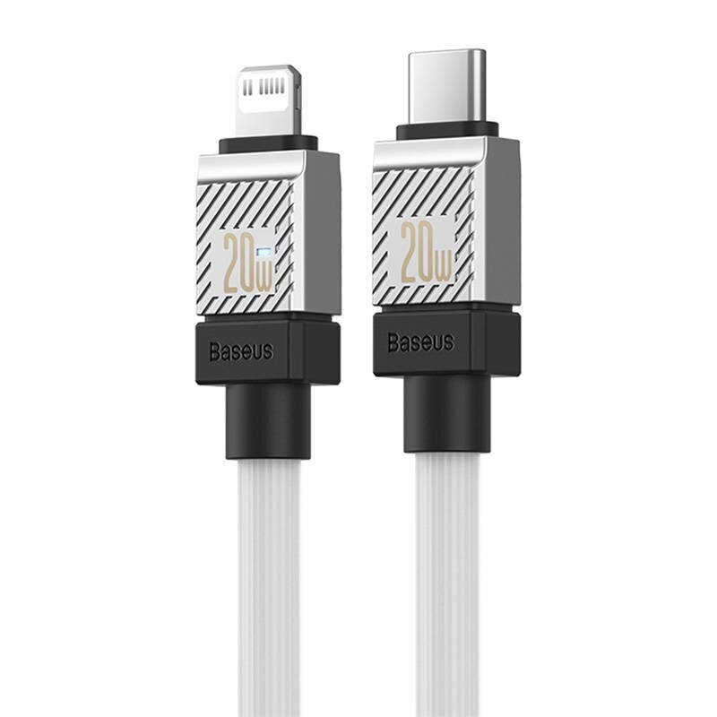 Baseus Kiirlaadimiskaabel Baseus USB-C kuni Coolplay seeria 2m, 20W (valge) цена и информация | Mobiiltelefonide kaablid | hansapost.ee