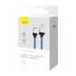 Baseus Kiirlaadimiskaabel Baseus USB-A kuni Lightning CoolPlay seeria 2m, 2,4A (sinine) цена и информация | Mobiiltelefonide kaablid | hansapost.ee