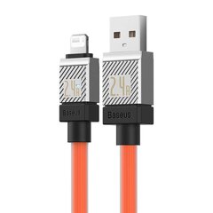 Baseus Кабель для быстрой зарядки Baseus USB-A на Lightning Coolplay Series 1м, 2,4А (оранжевый) цена и информация | Кабели для телефонов | hansapost.ee