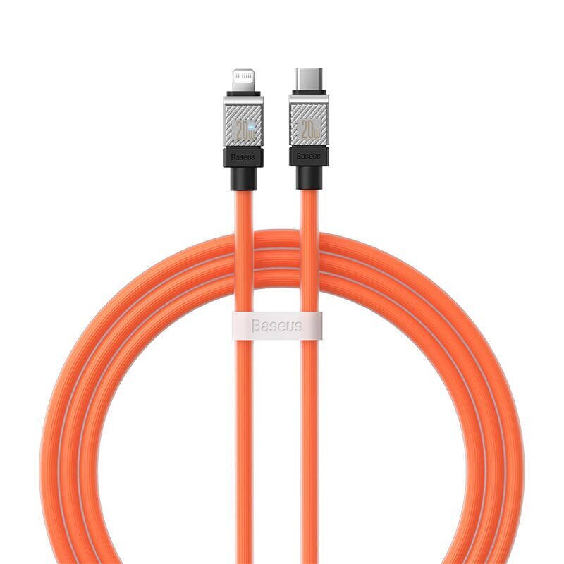 Baseus Kiirlaadimiskaabel Baseus USB-C kuni Coolplay seeria 1 m, 20 W (oranž) hind ja info | Mobiiltelefonide kaablid | hansapost.ee