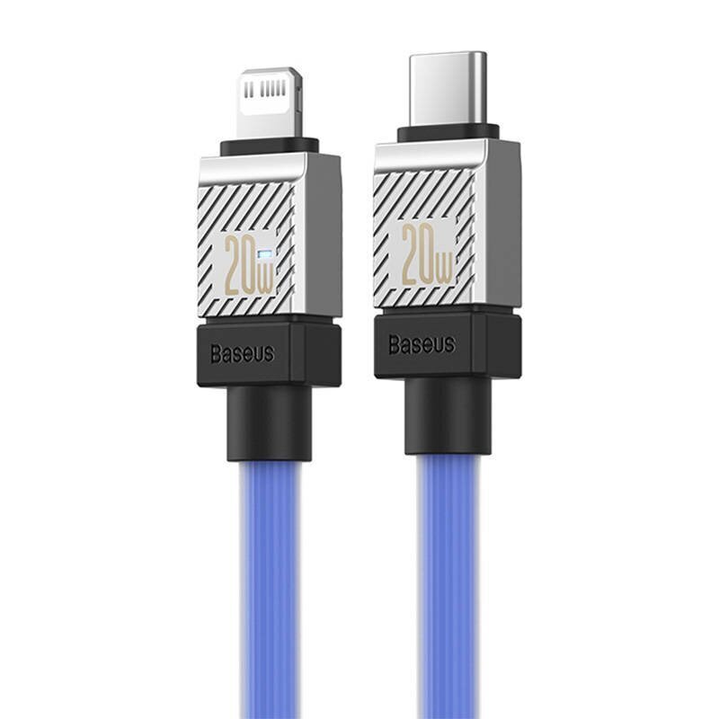 Baseus Kiirlaadimiskaabel Baseus USB-C kuni Coolplay seeria 2 m, 20 W (lilla) hind ja info | Mobiiltelefonide kaablid | hansapost.ee