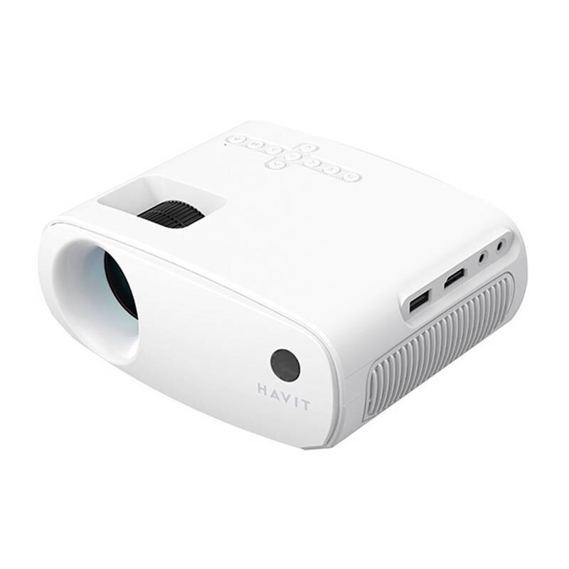 Wireless projector HAVIT PJ207 PRO (white) цена и информация | Projektorid | hansapost.ee