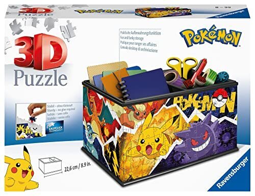 Ravensburgeri RAV pusle hoiukarp Pokémon 3d 11546 цена и информация | Pusled lastele ja täiskasvanutele | hansapost.ee