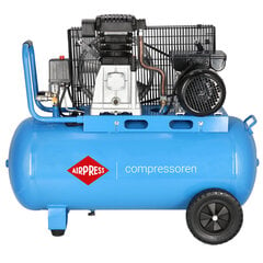 HL 340-90 topeltkolbkompressor, 10 bar, 3 HP/2,2 kW, 340 l/min, 90 l hind ja info | Kompressorid | hansapost.ee