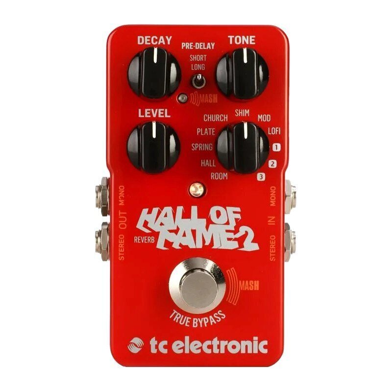 Kitarripedaal TC Electronic Hall of Fame 2 Reverb hind ja info | Muusikainstrumentide tarvikud | hansapost.ee