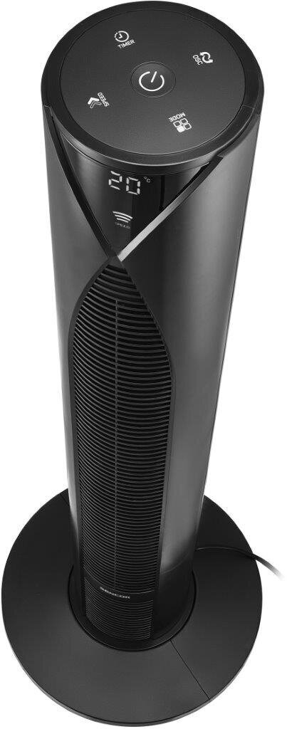 Püstine ventilaator Sencor SFT 3800BK, 45W, puutetundlik juhtimine, taimeri, kaugjuhtimispult hind ja info | Ventilaatorid | hansapost.ee