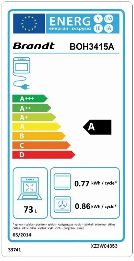 Brandt BOH3415A цена и информация | Ahjud | hansapost.ee