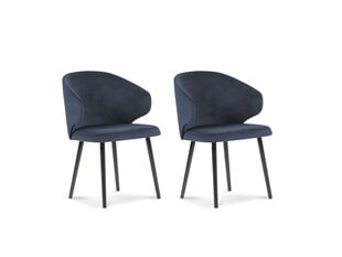 Набор из 2 стульев Windsor and Co Nemesis, темно-синий цена и информация | Стулья для кухни и столовой | hansapost.ee