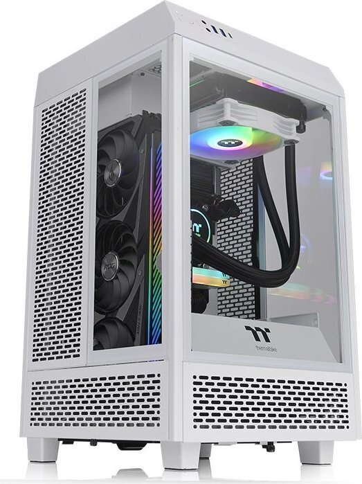 ATX Semi-tower Korpus Thermaltake The Tower 100 Snow hind ja info | Arvutikorpused | hansapost.ee